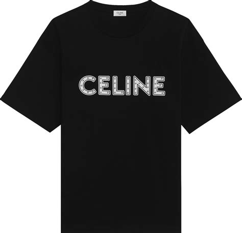 celine logo tee|T.